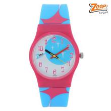 Zoop C3028PP09 Blue Strap Analog Watch For Girls