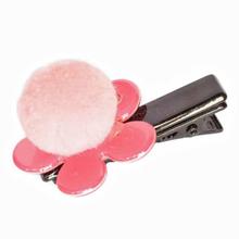 Light Pink Flower Design Hair Clip For Women