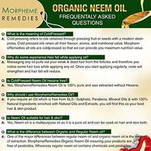 Morpheme Remedies Cold Pressed Organic Neem Oil, 200ml