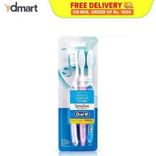 Oral B Sensitive Whitening Toothbrush, Soft (Buy 2 Get 1 Free)