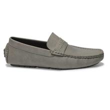 Grey Suede Loafer Shoes For Men(228-82)