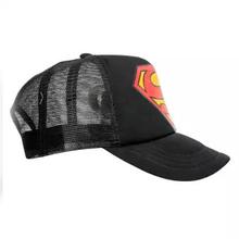 Black Superman Baseball Trucker Cap For Men