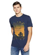 Levi’s Blue Printed Regular Fit Round Neck T-shirt