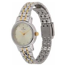 Titan Karishma Champagne Dial Analog Watch for Women-2593BM01