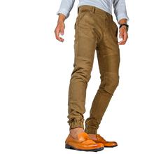 Virjeans Stretchable Cotton Joggers for Men (VJC 702) Brown