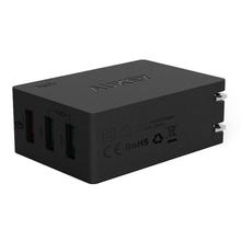 AUKEY PA-T2 Quick Charge 2.0 Wall Charger 3 USB Port - Black (US Plug)