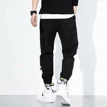 Casual pants _ autumn new overalls tide brand loose mens ins