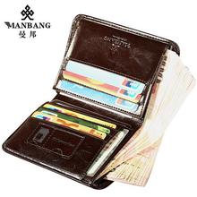 ManBang Classic Style Wallet Genuine Leather Men Wallets Short Male