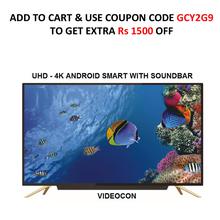 Videocon 55 inch 4K Smart LED Inbuilt Speaker TV (55DN4S)