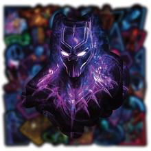 50pcs Neon Marvel The Avengers Superhero Stickers for Laptops and Skateboards Cellphone Guitar