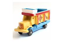 Yellow/Blue Wooden Truck For Kids