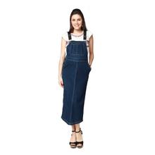 Nine Maternity Dungree Skirt In Soft Denim-(JSSCA14-3123)