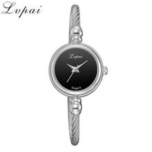 Lvpai Women Small Gold Bangle Bracelet Luxury Watches Stainless Steel Ladies Quartz Wristwatch Brand Casual Women Dress Colck