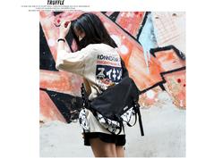 TRUFFLE Graffiti Printed Messenger ,Shoulder Trendy Water Proof Bag With 15.6" Laptop Storage Capacity T2284M