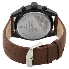 Fastrack  3165Nl01 Black Dial Casual Analog Watch For Men - Brown