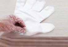 100 Pcs Disposable Transparent Clear Plastic Gloves