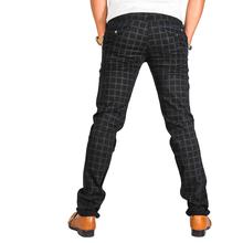 Virjeans Stretchable Cotton Check Black Chinos Pant for Men (VJC 715) 3