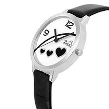 SALE- Ziera Analogue White Dial Men's & Women's Couple Watch -