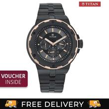 Titan Black Dial Analog Watch For Men - 1674Sl02