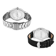 LORENZ Analogue Black Dial Men's & Boy's Combo Of 2 Watch - Mk-4849A