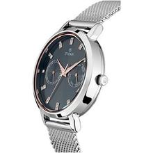 Titan Sparkle Slate Grey Dial Chronograph Watch For Women - 2569SM06