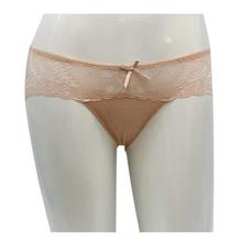 Beige Floral Laced Panty For Women - 17001720