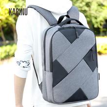 New backpack _ hit color usb backpack fashion youth backpack