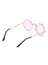 Metal Frame Round Lens Sunglasses