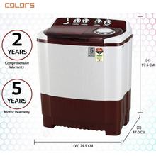 Colors 9.5kg Semi Automatic Washing Machine | CL-SM905