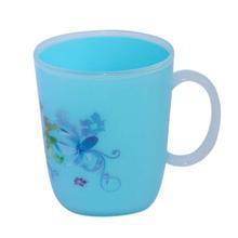 Bpa Free Floral Printed Plastic Mug Set - 74206 - 6 Pieces