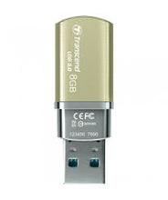 TRANSCEND JetFlash 820 USB 3.0 OTG Gold Finish Metal Pen Drive