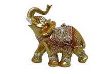 Golden Small Elephant Statue (Code-06)