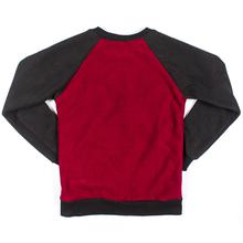 Lugaz Red & Black Bomber Style Fleece Jacket for Men