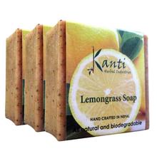 Kanti Herbal Pack of 3 Lemongrass Soap – 80G