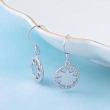 Sterling silver earrings_Wan Ying Jewelry Sunflower Girl