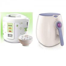 Philips Air Fryer (HD9220/40) + Rice Cooker (HD3017/66)