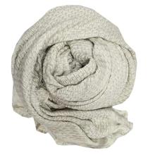 Cream Textured Shawl - 50% Silk 50% Cashmere