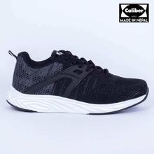 Caliber Shoes Black/grey Ultralight Sport Shoes For Men - ( 640 )