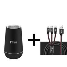 Buy Ptron Sonor Pro Bluethoot Speakers & Get Ptron Indigo 2A 3 In 1 USB Data Cable Jeans Cloth Sync Charging Cable For Free