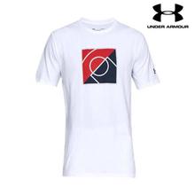 Under Armour White Top of the Key Basketball Graphic T-Shirt For Men - 1317934-100