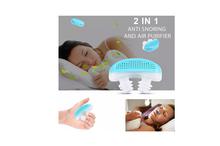 2 In 1 Anti Snoring & Air Purifier Nose Clip