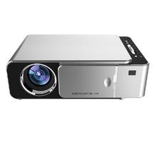 T6 LED Projector HDMI 1080p Home Theater Projector Bluetooth WIFI Gray EU Plug