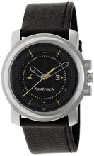 Fastrack 3039SL02 Economy Black Dial Analog Watch For Men - Brown