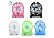 Rechargeable 3 Speed Mode Portable Mini USB Fan Lithium Battery