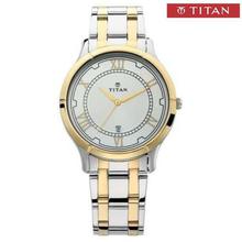 Titan Karishma Silver Dial Analog Watch For Men- 1775BM01