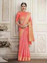 Stylee Lifestyle Pink Patola Silk Jacquard Saree -1519