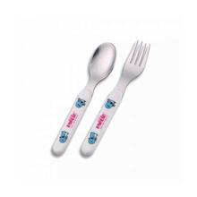 Farlin Steel Spoon And Fork Set For Kids-BF-247