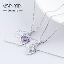 Sterling silver necklace_Wan Ying jewelry heart pendant s925