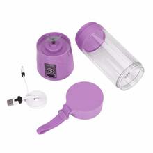 USB Rechargeable Blender Mixer Portable Mini Juicer Juice Machine Smoothie Maker Household Small Juice Extractor New(Color May Vary)