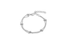 Silver Toned Chain Anklet For Women